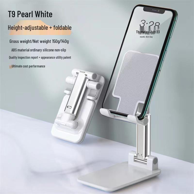Faltbarer Desktop Handy- & Tablet-Halter – Multifunktional & Verstellbar für TikTok und mehr
