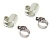 TERAMOTO Custom Water Hose Clamp Band Set Silver/Hose CL-SV01