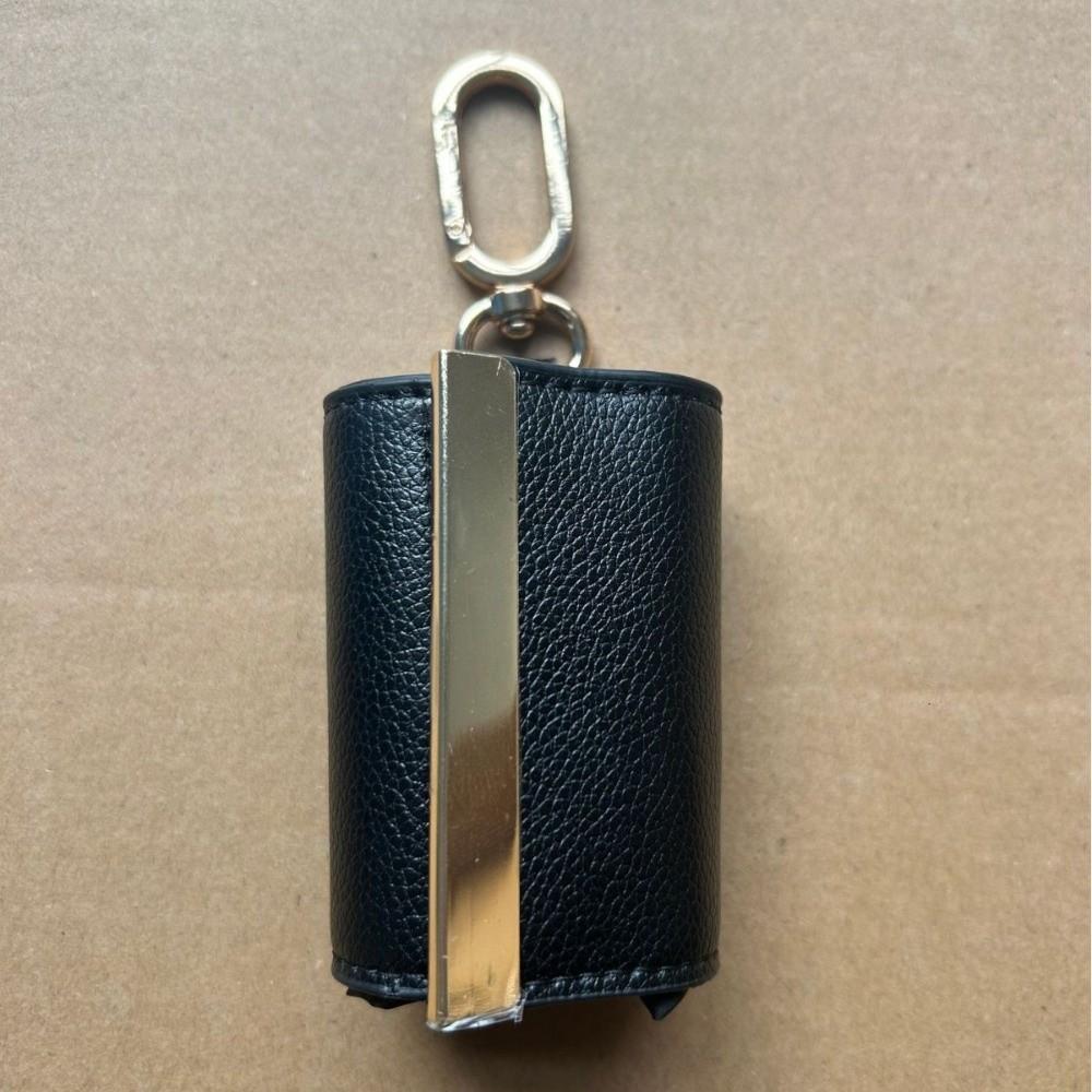 Large-Capacity Keychain Tote Bag Lightweight Foldable Expandable Leather Mini Bags Expandable with Key Ring Shopping Bag