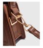 ZA Women's Mini Casual Crossbody Trapezoid Handbag in Black/Brown