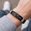 Silicone Material Bible Verse Bracelet Adjustable Inspirational Bracelet  Unisex