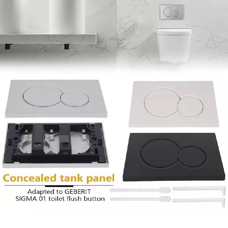 Pentru Geberit Sigma 01 Placă de Acționare cu Buton Dublu pentru Spălare, Acționator pentru Rezervor WC Ascuns