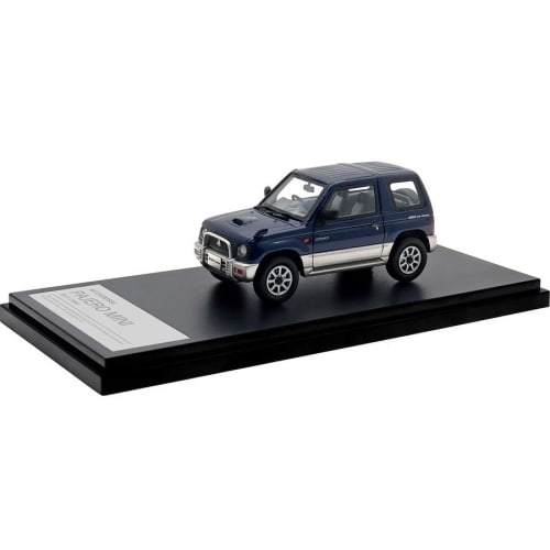 

Hi Story 1/43 Mitsubishi Pajero MINI VR-II (1994) Mariana Blue/Symphonic Silver (Finished Model)