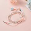 3.5mm/Type C In-ear Wired Earbuds Sports Earphone Bass Stereo Music Headset with Microphone for Mobile Phone Computer Laptop