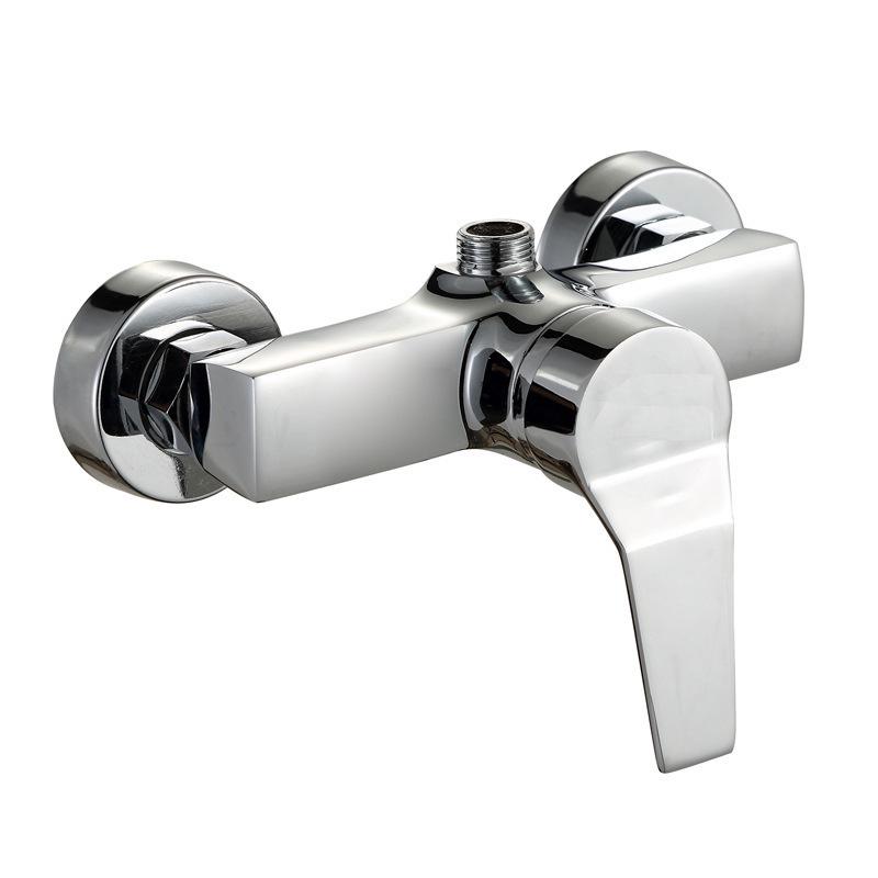 Copper Shower Faucet with Hot/Cold Mixer Valve, Hidden Installation Alloy Elegant Shower Frostproof [No Warranty]