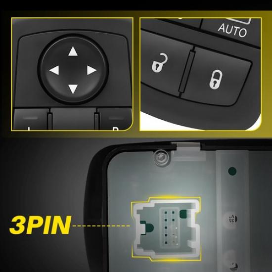 Fit For 2015- Dodge Challenger Front Left Power Window Master Control Switch