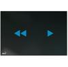 Flush Button Alcaplast Glass Black Night Light-2