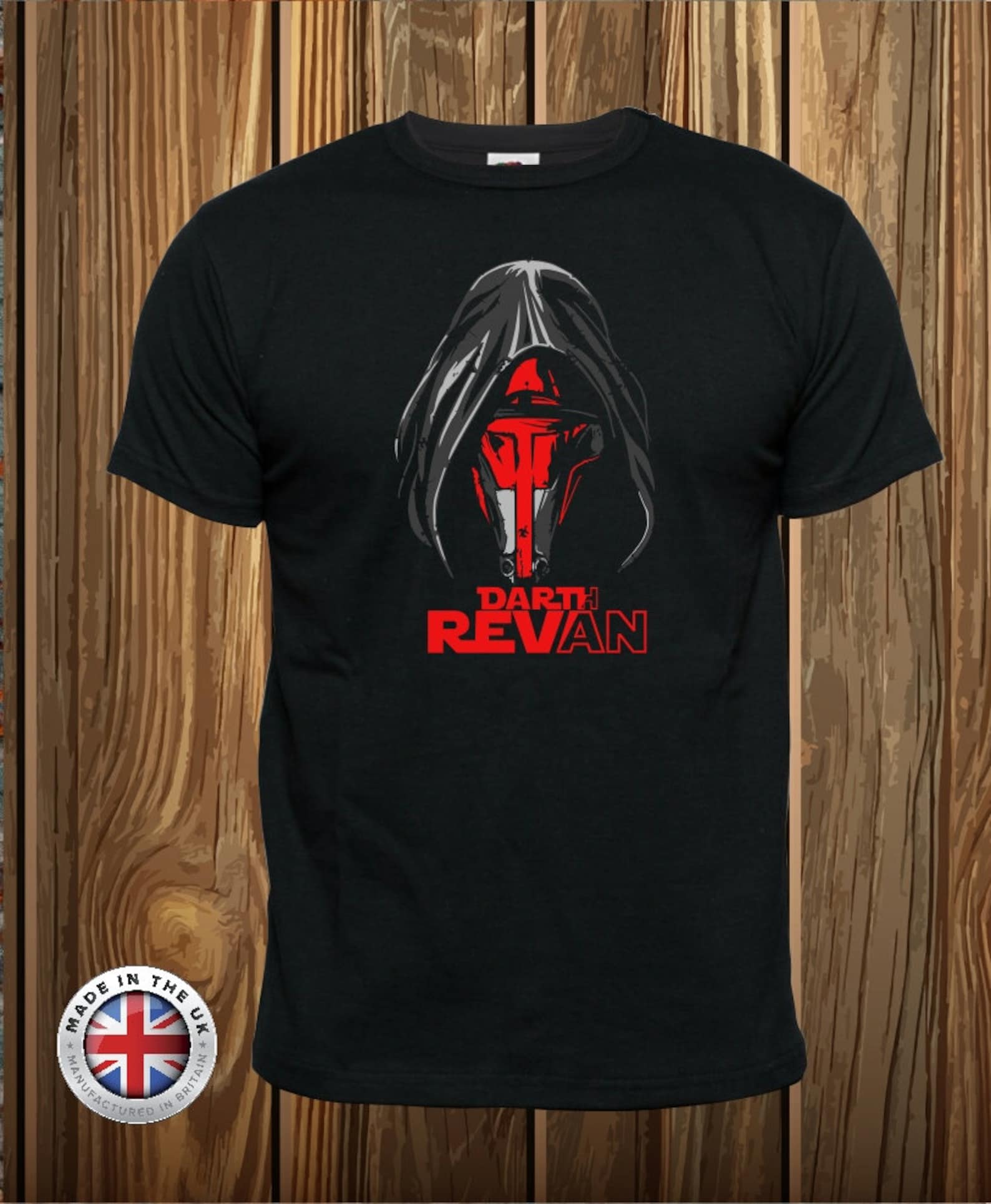 Darth Revan T-Shirt Old Republic T-Shirt, star wars T-Shirt, Sith Lord Graphic Tee L