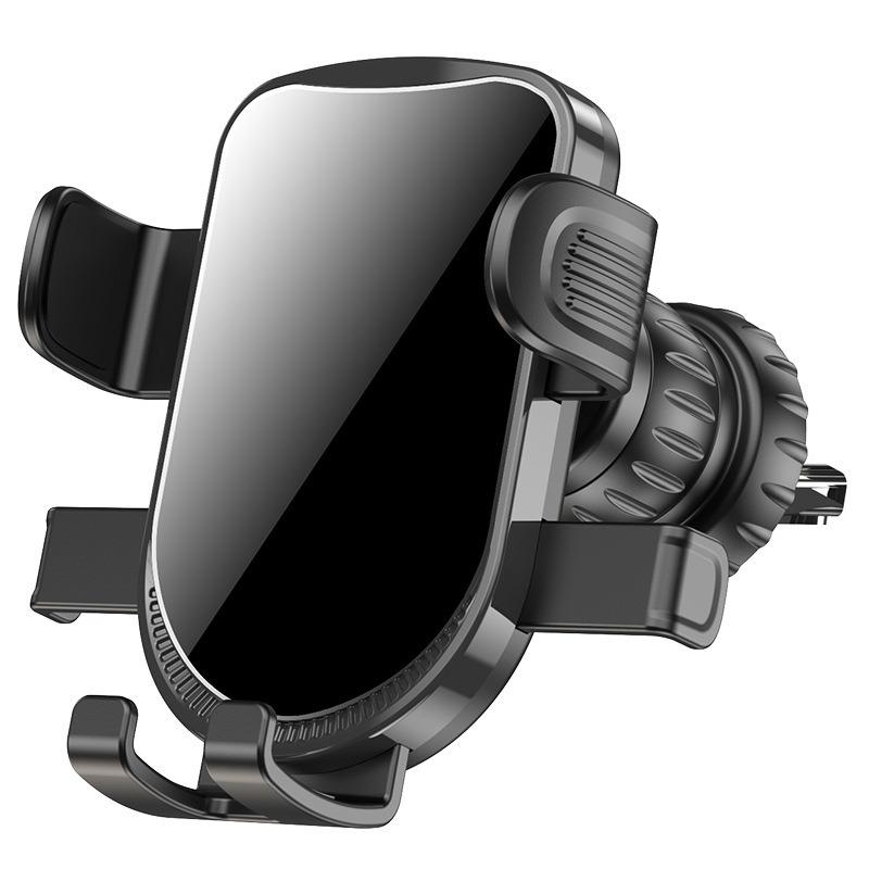 Universal Gravity Lock Phone Holder for Car Dashboard and Air Vent.