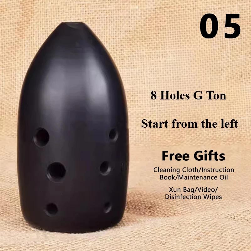 Okarīna F-tonis G-tonis 8 caurumi 10
