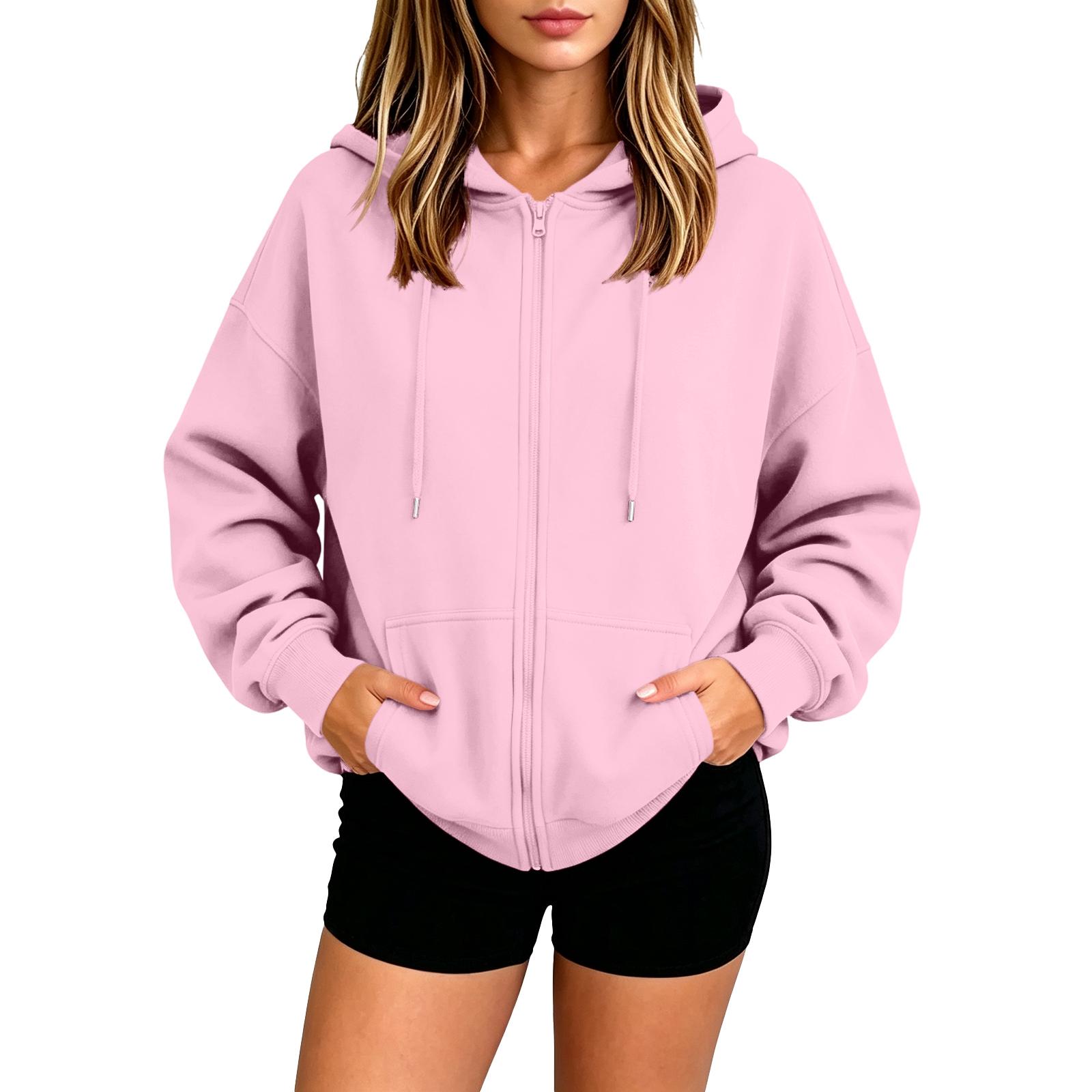 Women s Half Zip Pullover Hooded Sweatshirt for Fall Winter XXL