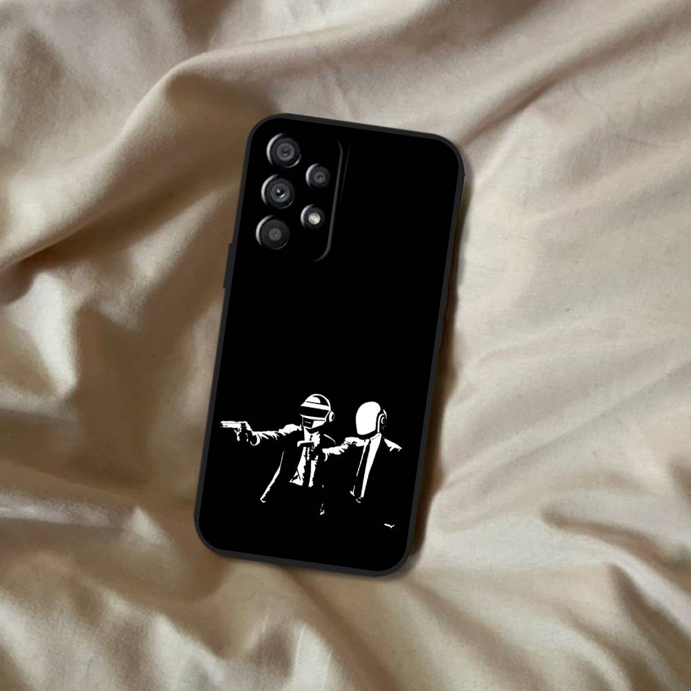 D-Daft Punk Band Phone Case For Samsung  A20,A21s,A22,A31,A32,A52,A53,A72,73,A80 Soft Black Cover