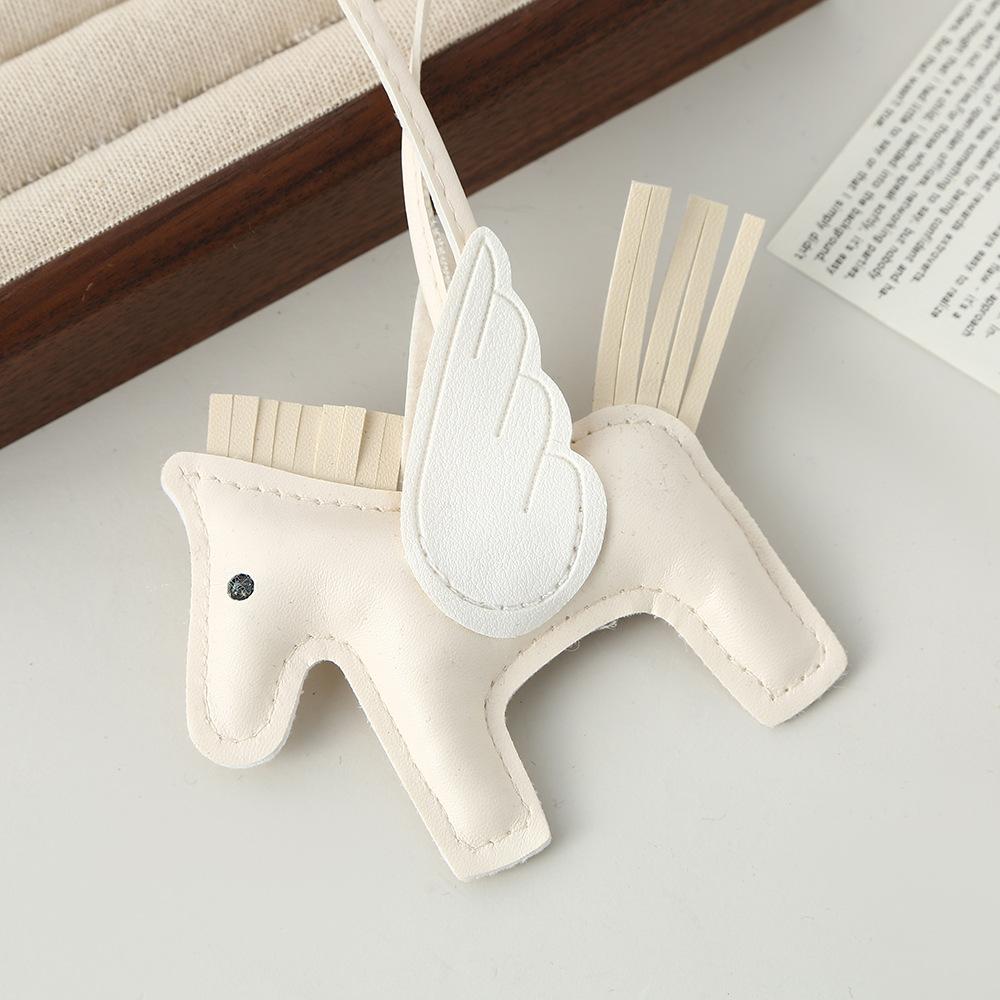 Pony PU-Leder Anhänger grenzüberschreitend original vielseitige Tasche niedlich Trend Auto Schlüsselanhänger Tasche Anhänger Lager