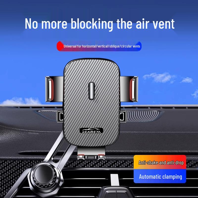 2026 Universal Car Air Vent Phone Mount, Extended Version with Hook for Navigation Support