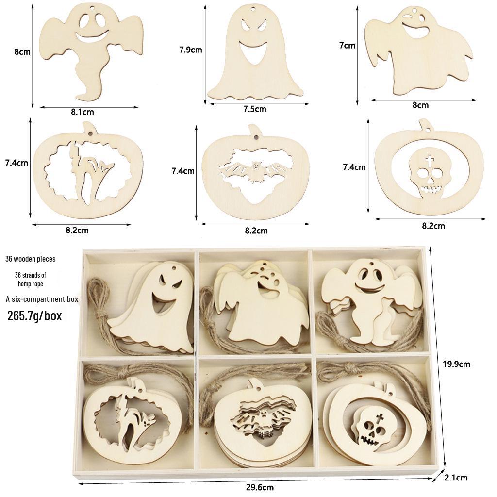 DIY Holz-Halloween-Dekorationen: Kreatives Basteln & Hängende Dekorationen für Feste