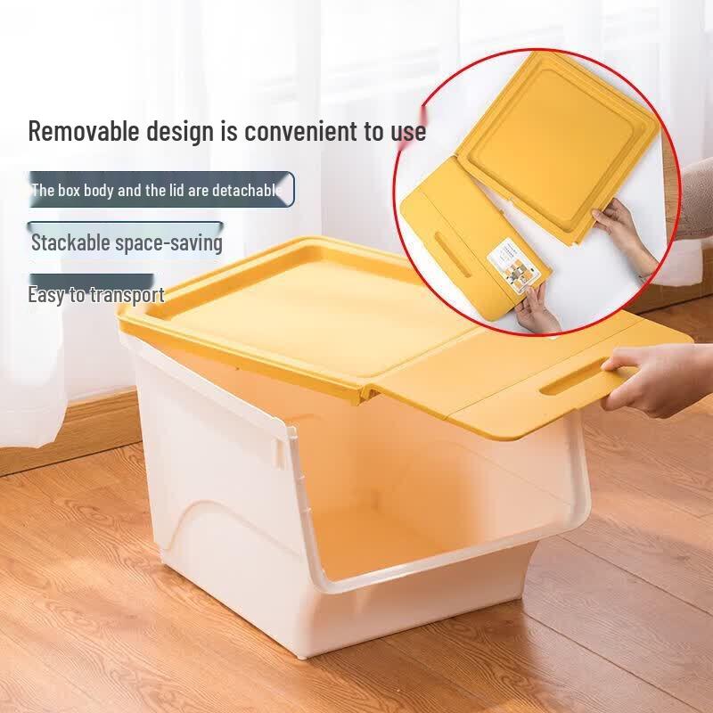 CHAHUA Slanted Flip-Lid Storage Box