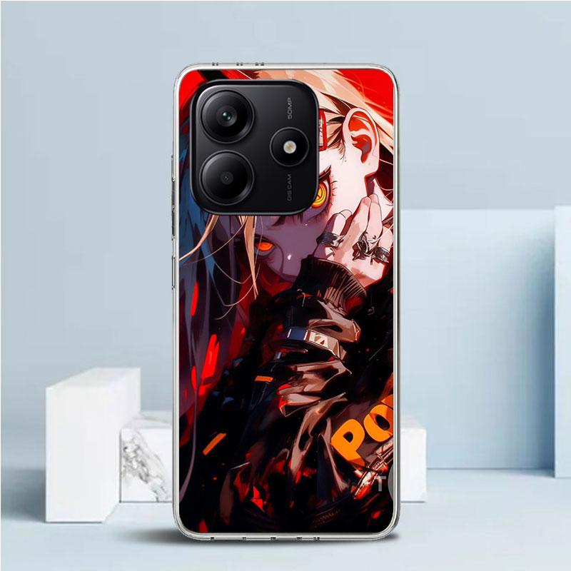 C-Chainsaw Mans Power Phone Case For Xiaomi Redmi Note 15 14 14S 13 12S 12 Pro Plus 11S 11 11T 11E 10S 10 + Soft TPU Back Cover