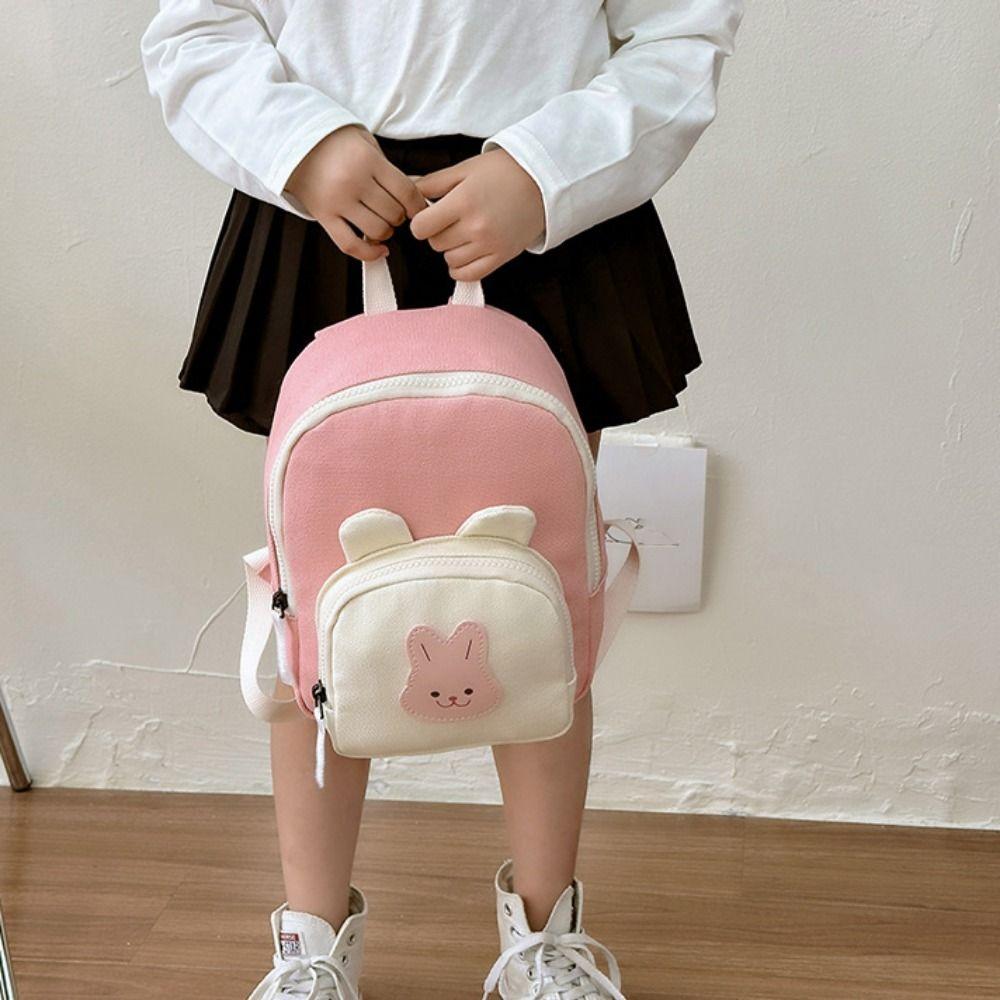 Canvas Children's Handbags Korean Kids Backpack Cute Kids Travel Bag Kids' Gift