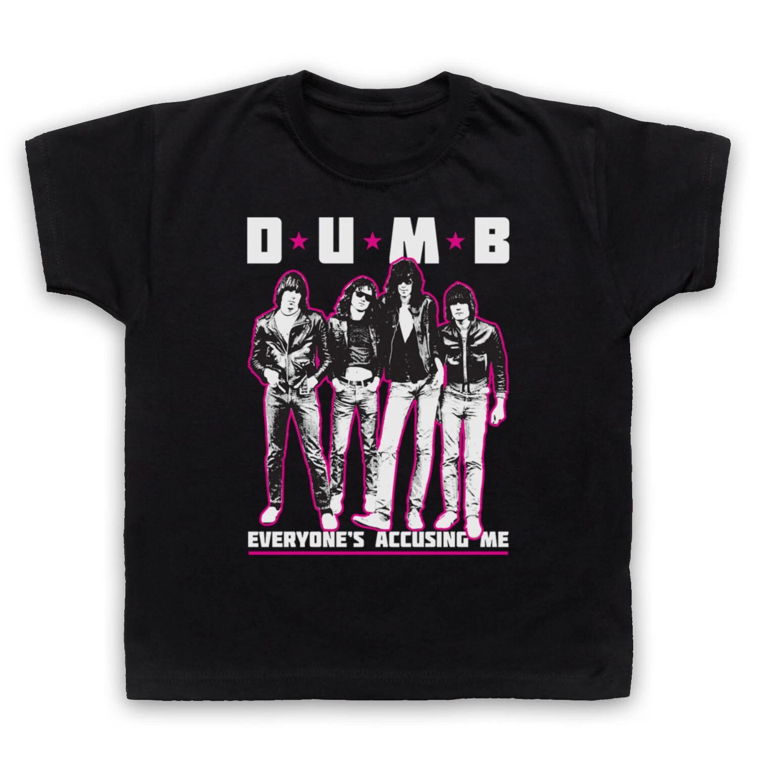 

PINHEAD DUMB JOEY DEE DEE JOHNNY TOMMY PUNK ROCK BAND T-shirt KIDS SIZES 160