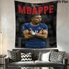 Kylian Mbappé Power  Wall Hanging Printed Fabric Blanket Decorative Tapestries for Bedroom Living Room Home Decor