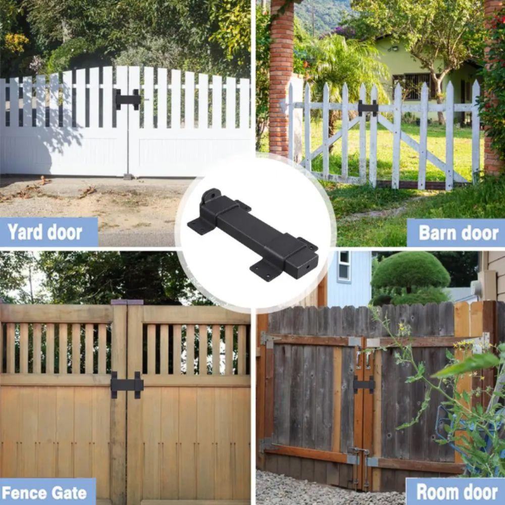 Adjustable Security Lock Padlock Hole Gate Lock Secure Mechanism Slide Gate Lock  Garage Security