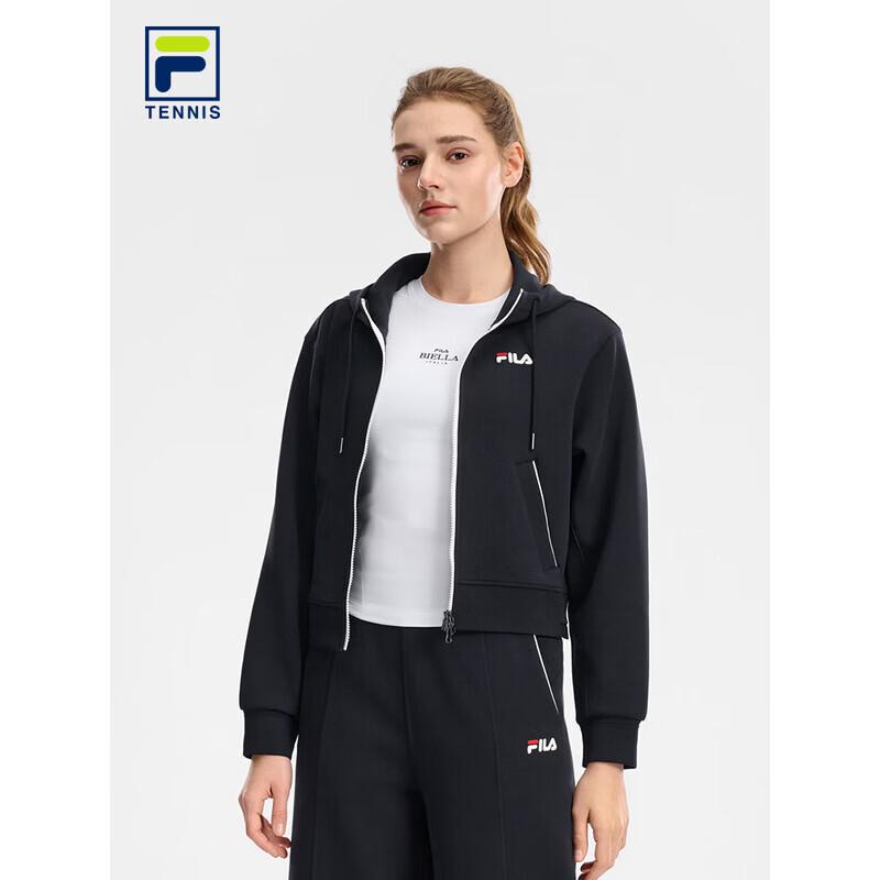 FILA Women s Knit Hooded Tennis Jacket 39