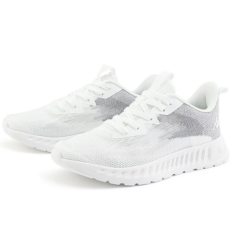 Kappa Fashionable Comfortable Fabric TPU Non-Slip Wear-Resistant Low-Top Running Shoes Unisex Sneaker White Gray K0DX5MQ68-012A