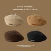 Autumn and Winter New Woolen Beret Fashionable British Style Painter's Hat Retro Versatile Face-showing Little Beret Hat for Men and Women