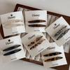 Elegant 2025 Letter Hair Clip for Women - Stylish Side Bangs & Wispy Hair Accessory, Ins Style