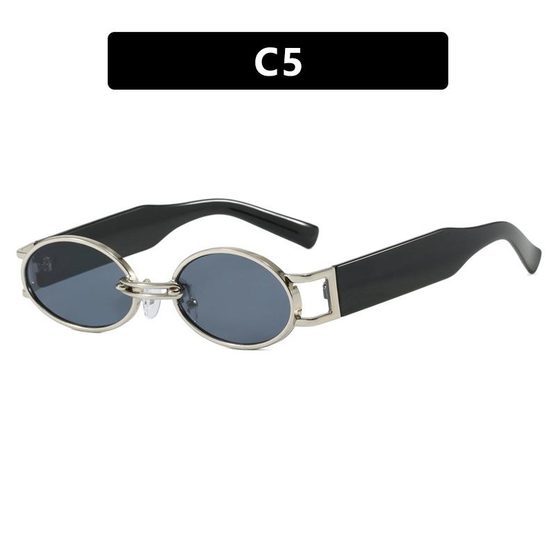 Protective Glasses Rimless Polygon Gradient Sunglasses Women Metal Frame Vintage Stylish Oversized Design Sun Glasses Uv400