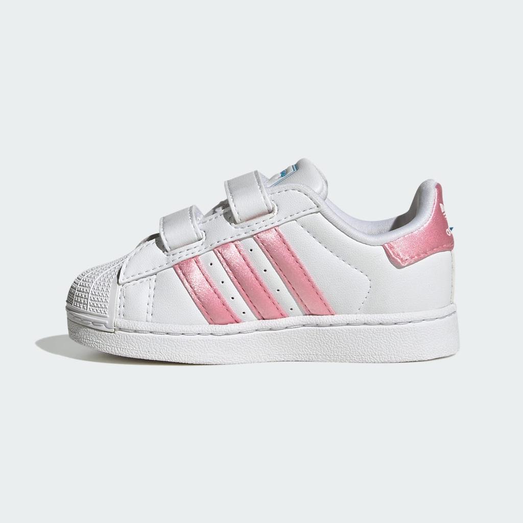 Adidas Disney SSTII CF I IH1743 Kids' Originals Sneakers Cloud White / Light Pink / Lucid Aquamarine