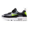 Nike Air Max Tiny 90 Synthetic Leather Velcro Cushioning Low Top Running Shoes Kids Sneaker Cool-Grey Yellow 881927-019