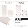 4PCS Stone Drying Tray for Bathroom Sink and Kitchen Counter, Fast Drying Diatomite Stone Sink Tray,Stone Soap Tray,Vanity Tray