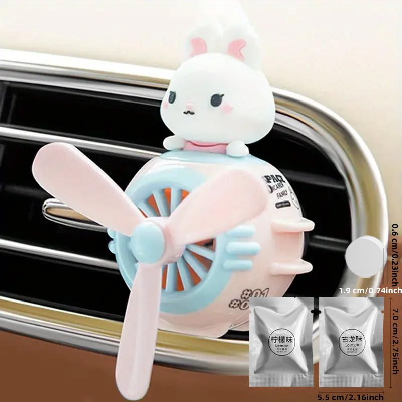 Милая мультяшная машина, аромадиффузор в дефлектор, украшения с ароматом для интерьера автомобиля (дайте Две Ароматные Таблетки)