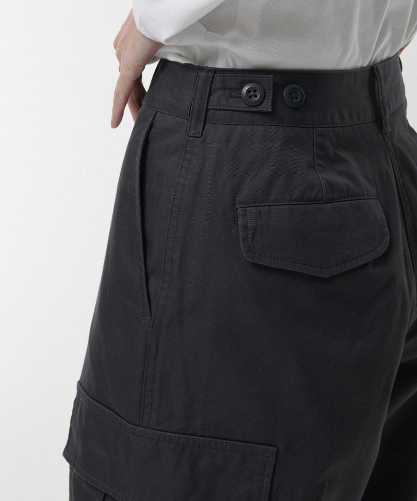 Musinsa Standard Woman Women'S Wide Cargo Pants [Dark Gray]