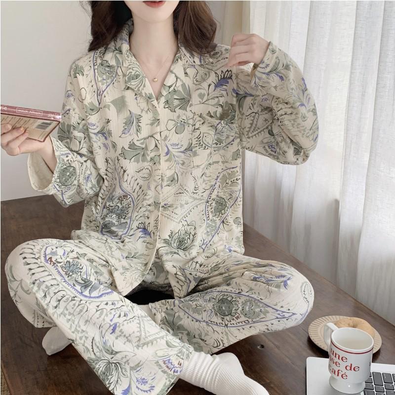 Women's French-Style Bunny Pajamas: Long-Sleeve, Spring/Autumn, Casual & High-End Home Suit