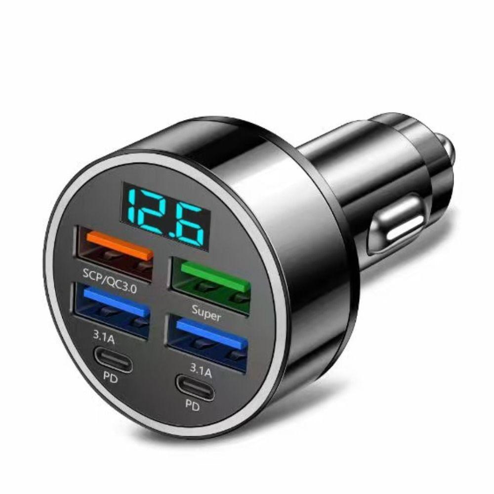Fast Charging 5 Ports Car Chargers 5 Ports Car Charger Adapter  Replacement Parts