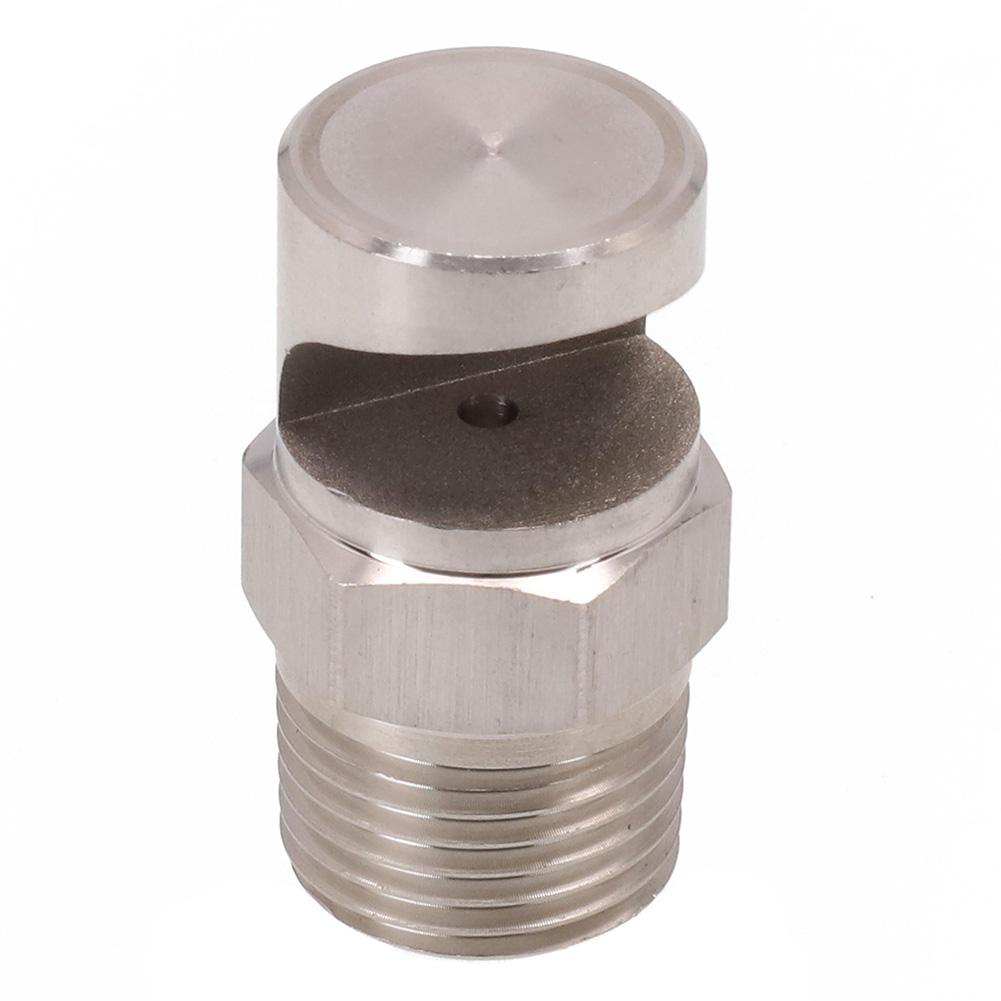 Adjustable Spray Angle Boomless Nozzle Stainless Steel Wide Spray Angle