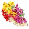10Pcs Silk Orchid Bouquet Artificial Faux Flowers For Wedding Home Decor Diy Desk Vase Arrangement Floral Artificial Flowers