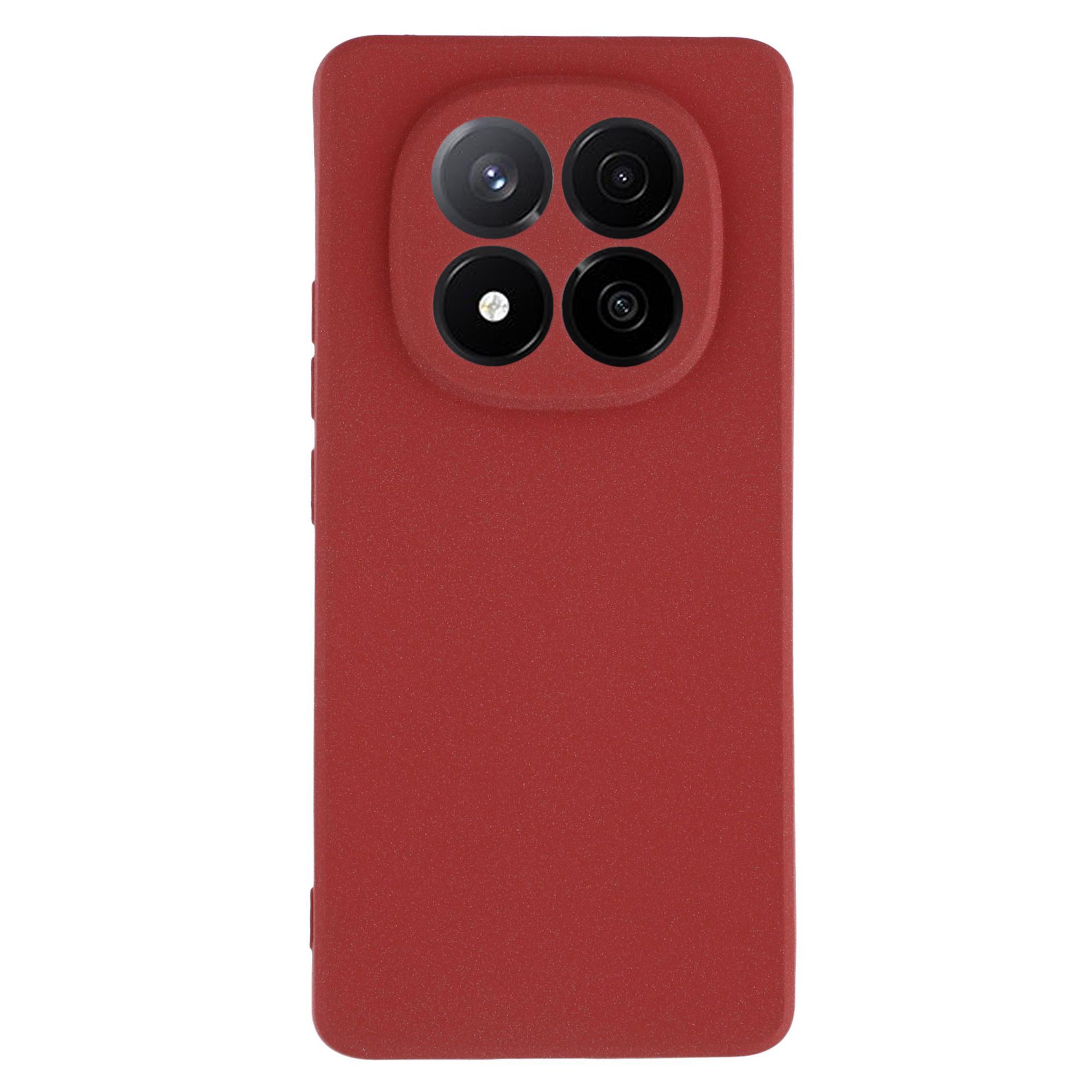 

Matte Case for Xiaomi Redmi Note 14 Pro 5G/14 Pro+ 5G TPU Non-Slip Protective Phone Cover Wine Red