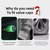 crglqt1 For Lexus Luminous Tire Valve Cap Car Wheel Hub Glowing Cover Auto Accessories RX350 IS250 CT200h ES250 ES300h NX300h IS200