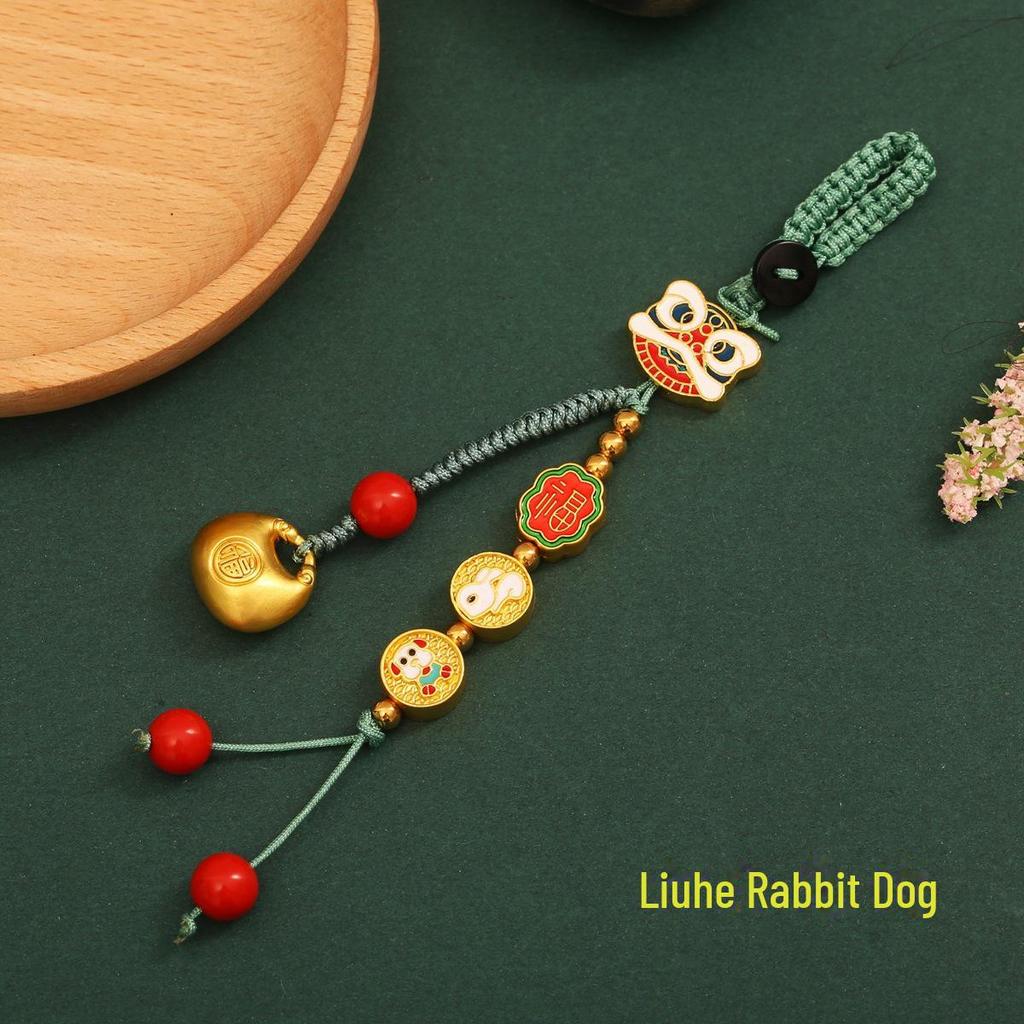 Twelve Zodiac Multi-Function Gold Keychain Pendant