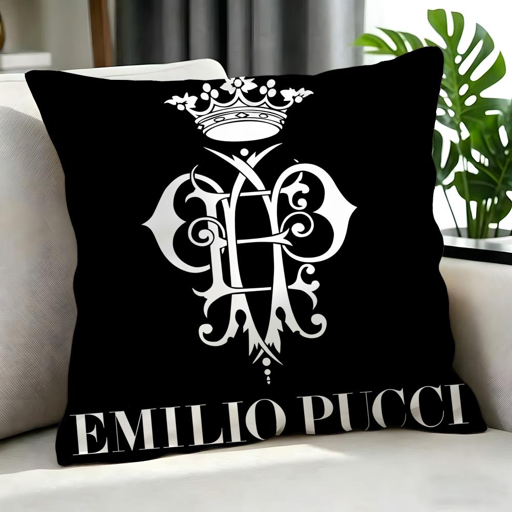 brand EMILIO PUCCI Cushion Cover Cushion Cover Set 4Pcs 50x50 45x45 40x40 Pillowcase Decorative Sofa Home Decor