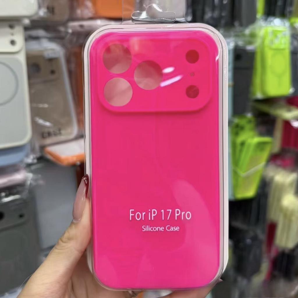 Luxury Liquid Silicone Original 1:1 Phone Case For iPhone Air 17 Pro Max 17 Pro 17 AI Camera Button Anti-drop Full-protect Cover