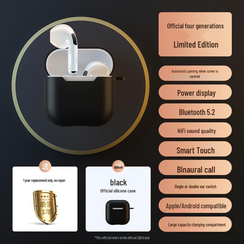 

Zhengqi Cavalry 2025 True Wireless Bluetooth Headphones - High Sound Quality for Men and Women Standard