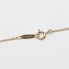 TIFFANY&Co. Oval key Necklace K18 yellow gold/diamond 2.75g Women Used