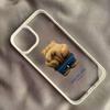 Teddy Bear Couple Cartoon Clear Case For Samsung Galaxy S24 S23 S22 Ultra S24 FE S25 A06 A16 A54 A35 A15 A55 A52 A34 5G Cover