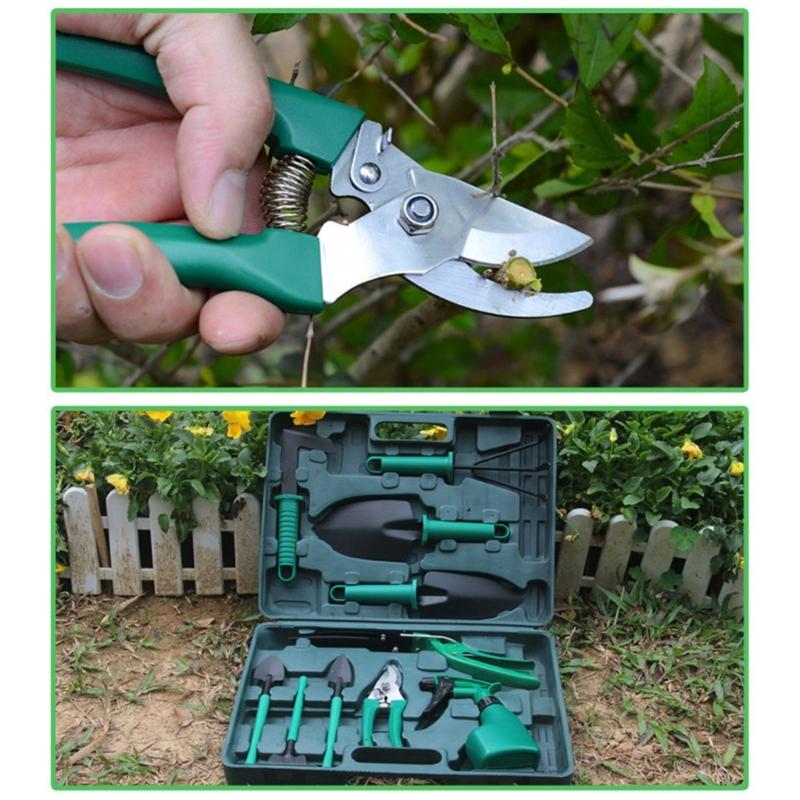 Multifunctional Ergonomic Garden Tool Kit with Branch Scissors and Water Sprayer Bottle Easy to Use for Home Gardening