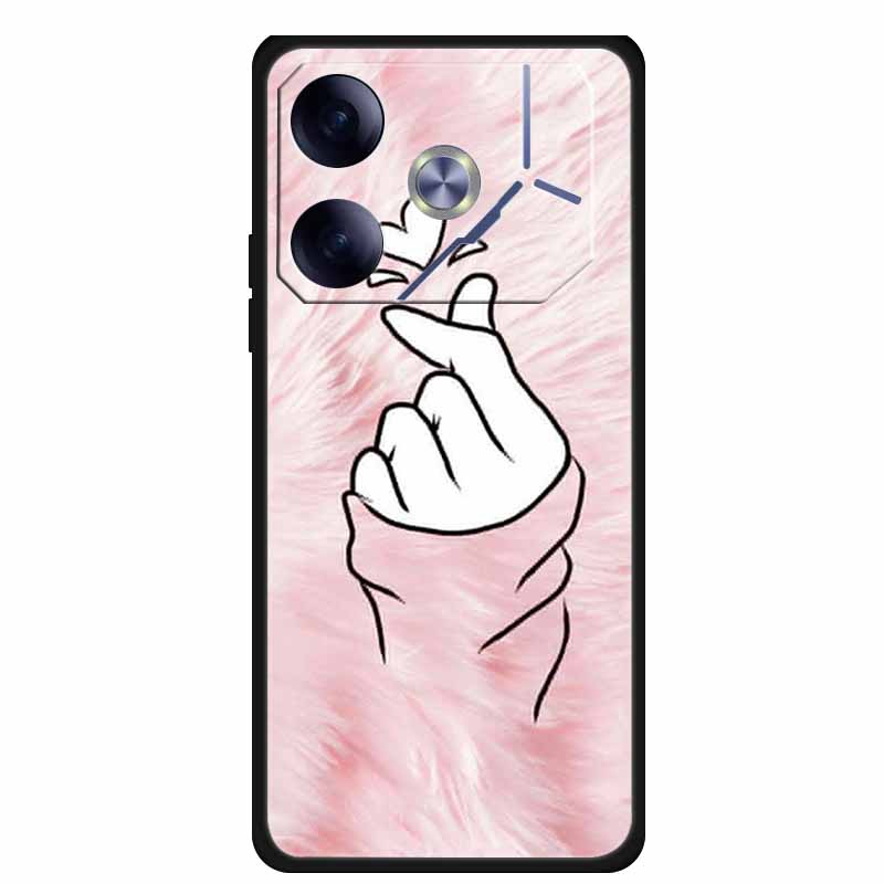 Phone Case For Tecno Pova 6 Back Cover Case Shockproof Black Silicone Soft Funda For Tecno Pova 6 Case Pova6 6.78" Capas Coque