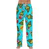 Men's Allover Printed Home Pants Sleeping Pajama Pants Long Pants Pajama Pants Yoga Pants
